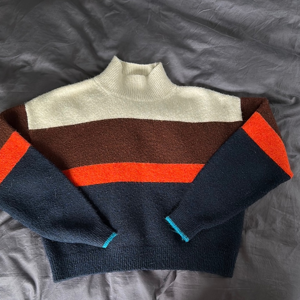 H&M Colorblock Knit Sweater